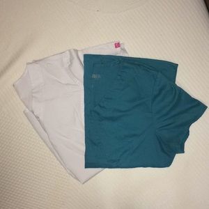 2 Scrub Tops
